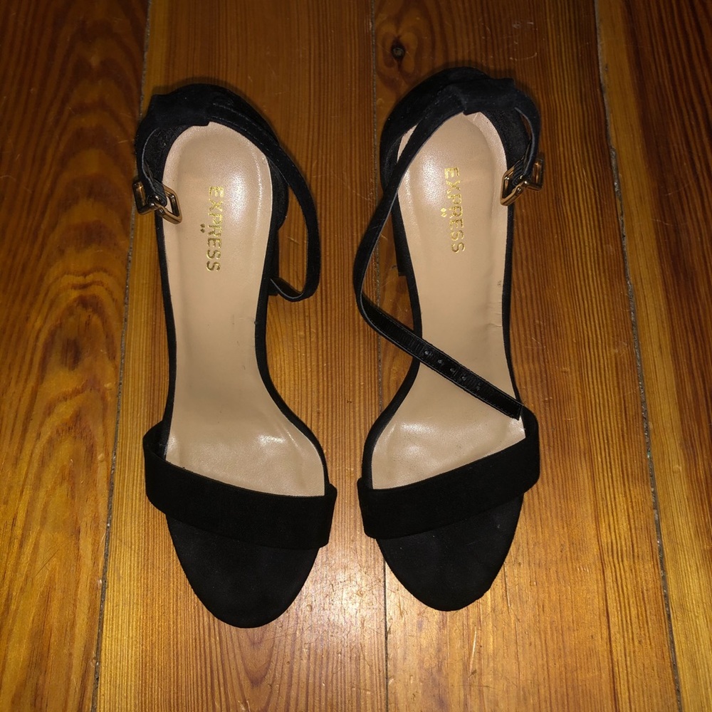 Express Black High Heels